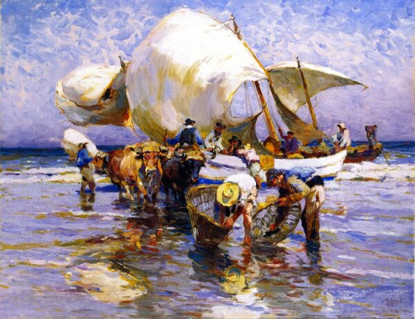 Valencia by Mathias J Alten, hand-painted oil painting reproduction