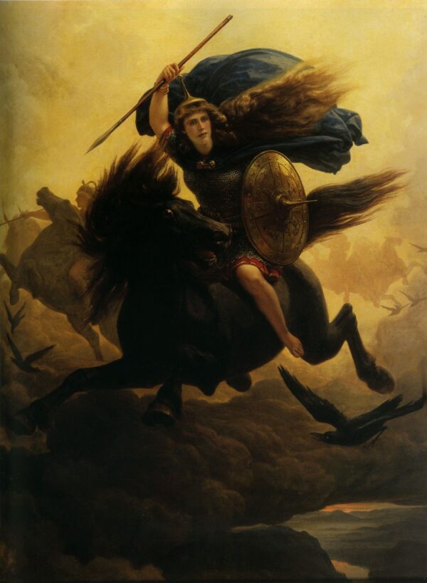Valkyrie by Peter Nicolai Arbo, hand-painted oil painting reproduction