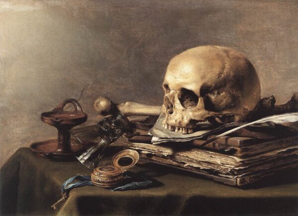 Vanitas Still Life by Pieter Claesz, hand-painted oil painting reproduction
