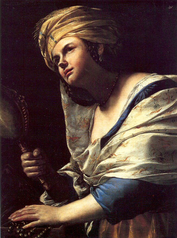 Vanity by Mattia Preti, hand-painted oil reproduction
