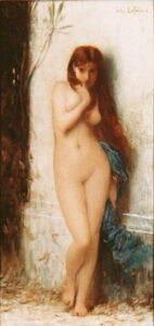Variation on ‘La Cigale’ by Jules Joseph Lefebvre, hand-painted oil painting reproduction