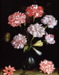 Floral Study Carnations in a Vase by Balthasar van der Ast, hand-painted oil painting reproduction