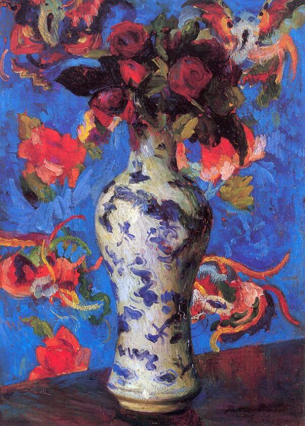Vase by Bernhard Gutmann, hand-painted oil painting reproduction