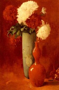 Vases And Flowers by Emil Carlsen, hand-painted oil painting reproduction