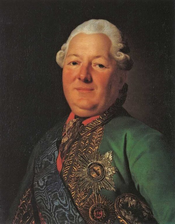 Vasily Michailovich Dolgorukov-Krymsky by Alexander Roslin, hand-painted oil painting reproduction