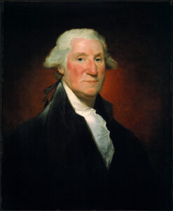 George Washington (Vaughan Portrait) by Gilbert Stuart, hand-painted oil painting reproduction