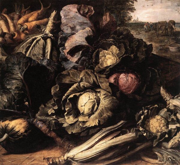 Vegetable Still Life by Frans Snyders, hand-painted oil painting reproduction