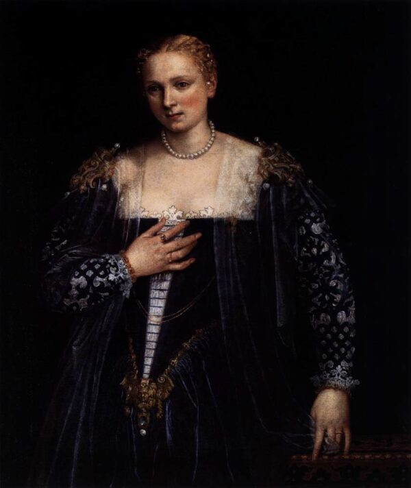 Portrait of a Venetian Woman (La Belle Nani) by Paolo Veronese, hand-painted oil painting reproduction