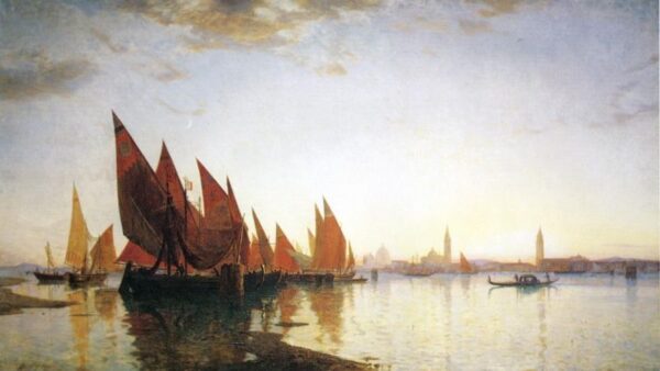 Venice by William Stanley Haseltine, hand-painted oil reproduction