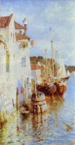 Venice by Vasiliy Polenov, hand-painted oil painting reproduction