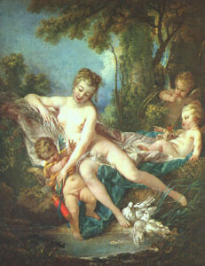 Venus Consoling Love by François Boucher, hand-painted oil painting reproduction