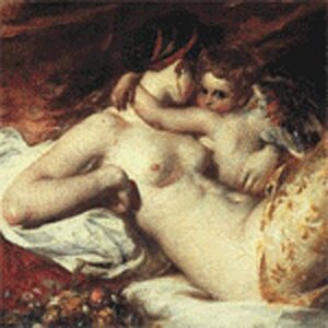 Venus and Cupid by William Etty, hand-painted oil painting reproduction