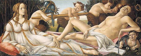 Venus and Mars by Sandro Botticelli, hand-painted oil painting reproduction