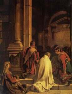 Vespers by Karl Briullov, hand-painted oil painting reproduction