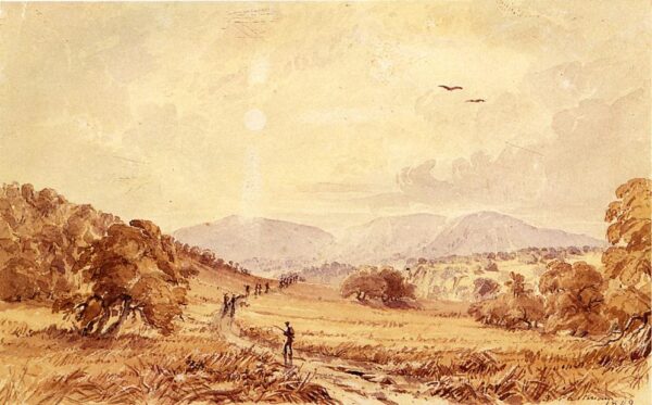 View in Texas Miles North of San Antoniio by Seth Eastman, hand-painted oil painting reproduction
