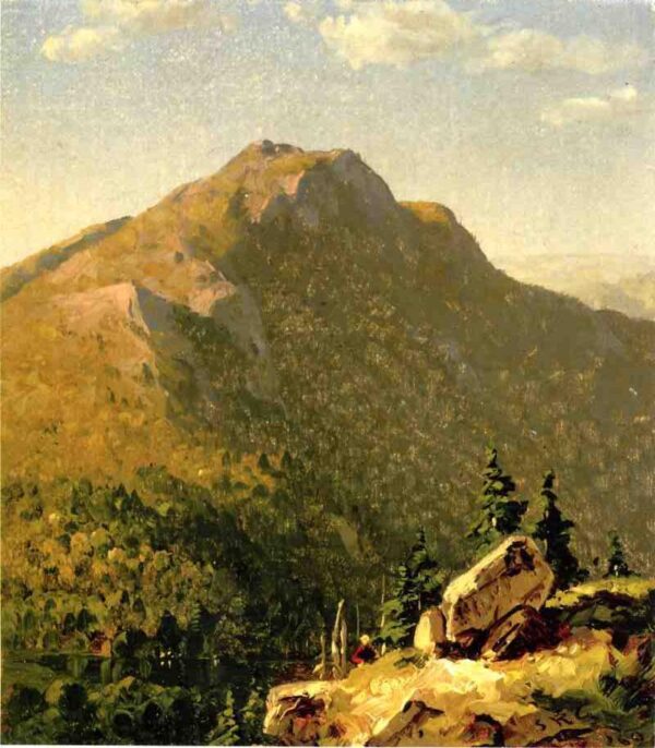 View of Catskills by Sanford Robinson Gifford, hand-painted oil painting reproduction