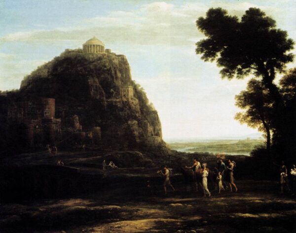 View of Delphi by Claude Lorrain, hand-painted oil painting reproduction