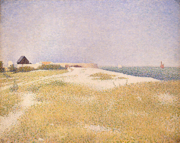 View of Fort Samson by Georges Pierre Seurat, hand-painted oil painting reproduction