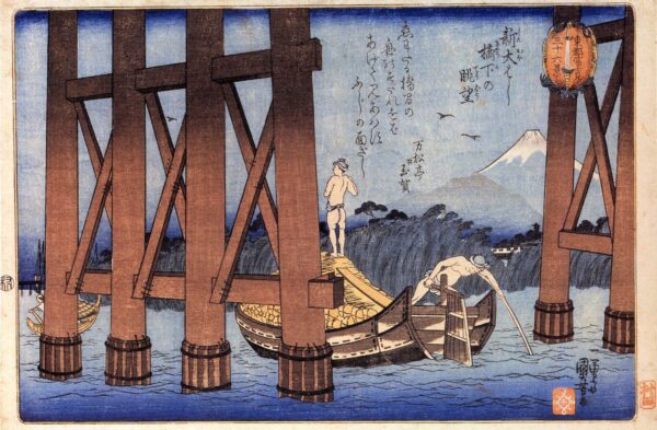 View of Mt. Fuji III by Utagawa Kuniyoshi, hand-painted oil painting reproduction