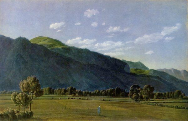 View of the Valley of Kreuth by Wilhelm von Kobell, hand-painted oil painting reproduction