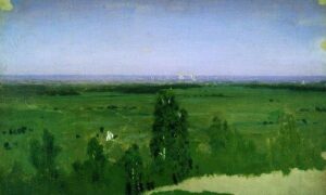 View on Moscow from Sparrow Hills 1882 by Arkhip Kuindzhi, hand-painted oil painting reproduction