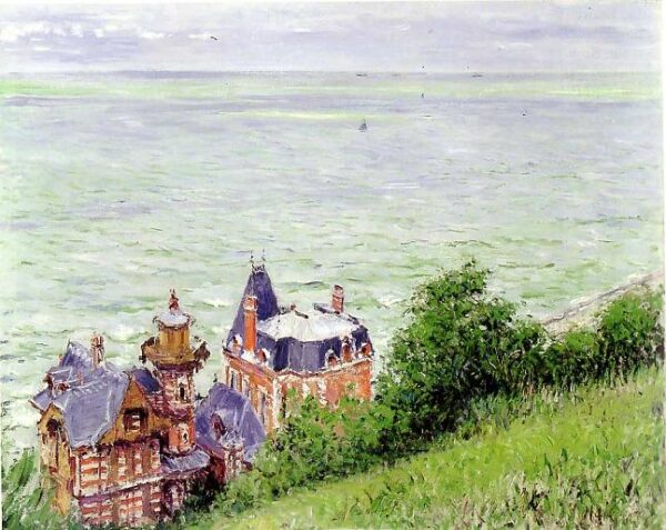 Villas at Trouville by Gustave Caillebotte, hand-painted oil reproduction