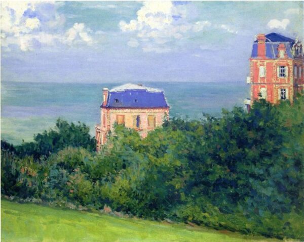 Villas at Villers sur Mer by Gustave Caillebotte, hand-painted oil reproduction