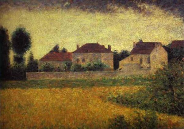 Ville-D’Avray by Georges Pierre Seurat, hand-painted oil reproduction