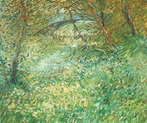 Banks of the Seine with Pont de Clichy in the Spring by Vincent van Gogh, hand-painted oil painting reproduction