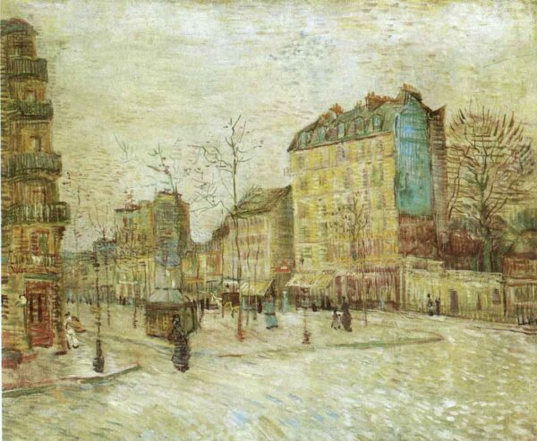 Boulevard de Clichy by Vincent van Gogh, hand-painted oil painting reproduction