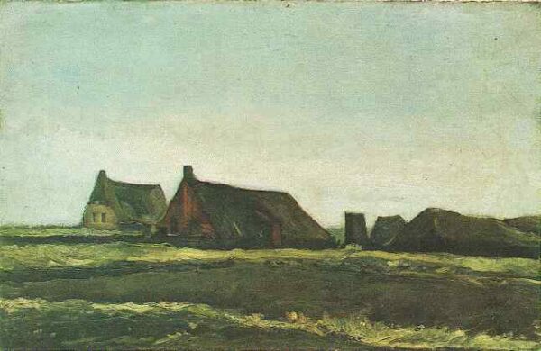 Cottages by Vincent van Gogh, hand-painted oil painting reproduction