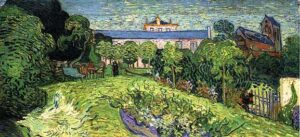 Daubignys Garden by Vincent van Gogh, hand-painted oil painting reproduction