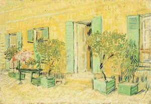 Exterior of a Restaurant at Asnieres by Vincent van Gogh, hand-painted oil painting reproduction