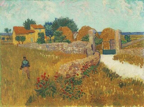 Farmhouse in Provence by Vincent van Gogh, hand-painted oil painting reproduction