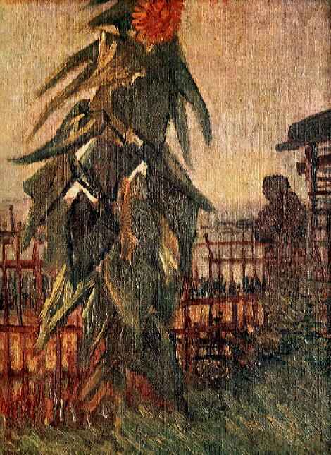 Garden with Sunflowers by Vincent van Gogh, hand-painted oil reproduction
