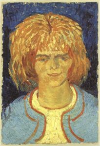 Girl with Ruffled Hair The Mudlark by Vincent van Gogh, hand-painted oil painting reproduction