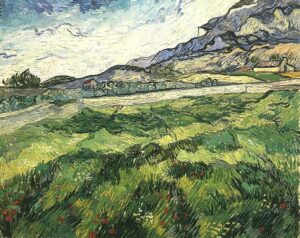 Green Wheat Field by Vincent van Gogh