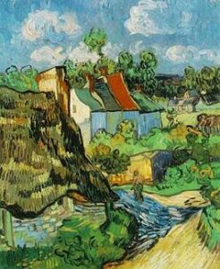 Houses in Auvers by Vincent van Gogh, hand-painted oil painting reproduction