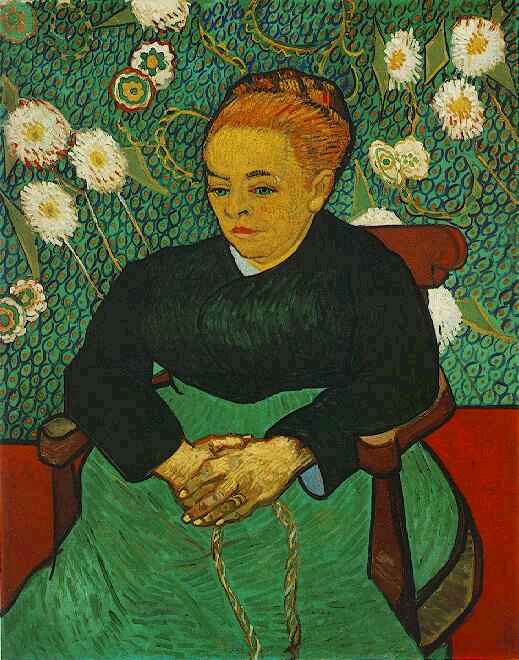 La Berceuse Augustine Roulin by Vincent van Gogh, hand-painted oil reproduction