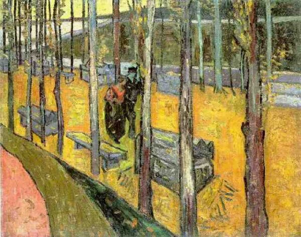 Les Alyscamps by Vincent van Gogh, hand-painted oil painting reproduction