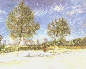 On the Outskirts of Paris by Vincent van Gogh, hand-painted oil painting reproduction