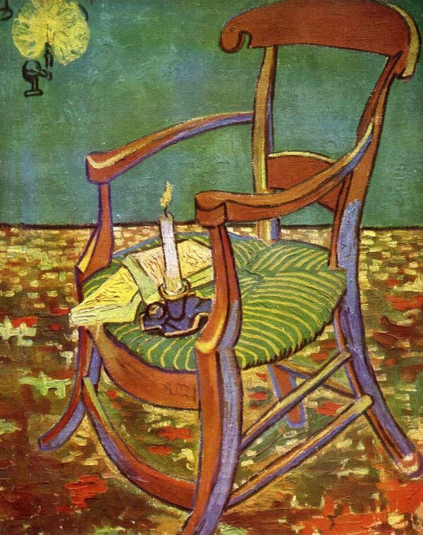 Paul Gauguins Armchair by Vincent van Gogh, hand-painted oil painting reproduction