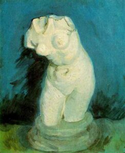 Plaster Statuette of a Female Torso by Vincent van Gogh, hand-painted oil painting reproduction