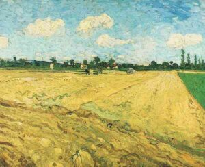 Ploughed Field by Vincent van Gogh, hand-painted oil painting reproduction