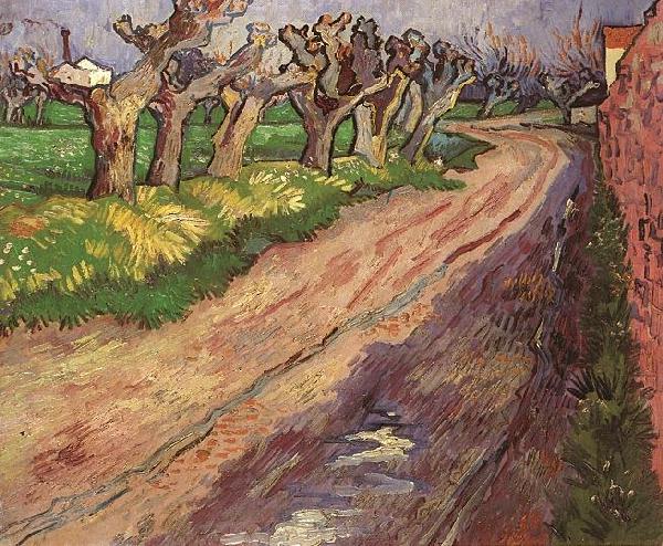 Pollard Willows by Vincent van Gogh, hand-painted oil reproduction
