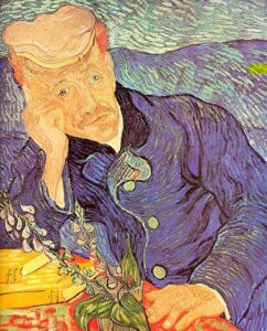 Portrait of Dr. Gachet by Vincent van Gogh, hand-painted oil painting reproduction