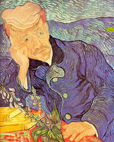 Portrait of Dr. Gachet by Vincent van Gogh, hand-painted oil reproduction