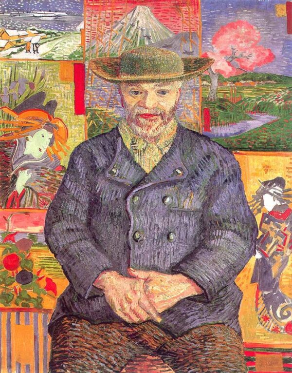 Portrait of Pere Tanguy by Vincent van Gogh, hand-painted oil painting reproduction
