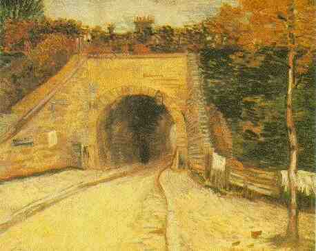 Roadway with Underpass The Viaduct by Vincent van Gogh, hand-painted oil reproduction