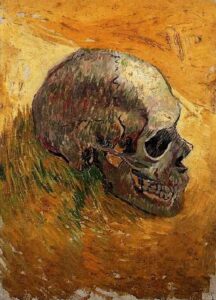 Skull by Vincent van Gogh, hand-painted oil painting reproduction